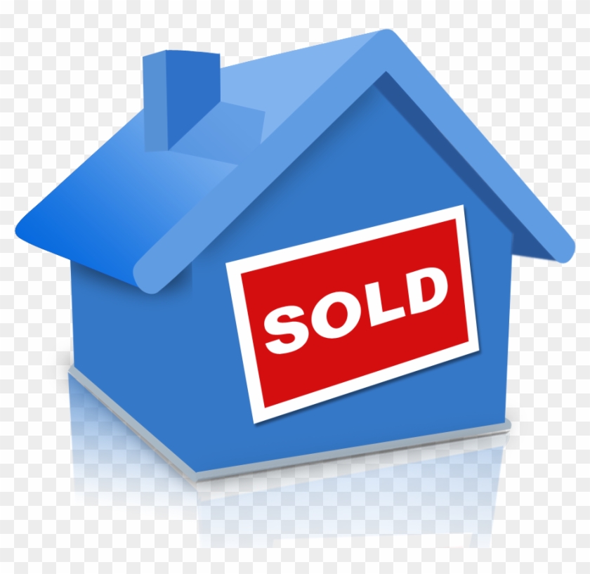 Blue House Sold Icon - Sold Home #1314744