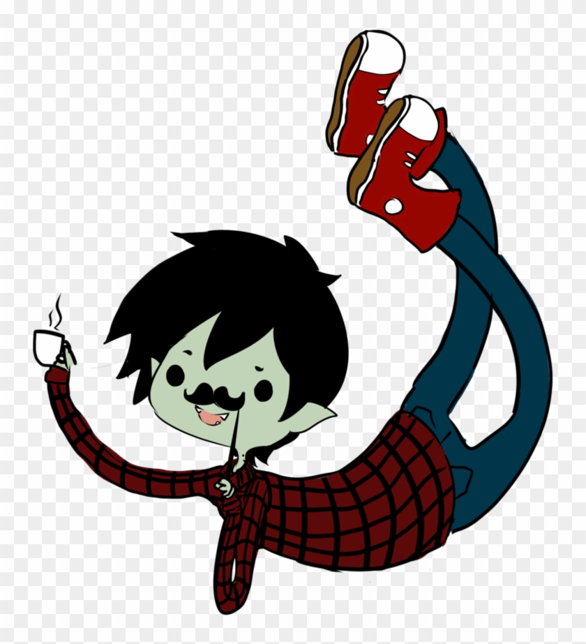 Mustache Marshal Lee By Coffeene-d4vg7l5 - Marshall Lee Png #1317542