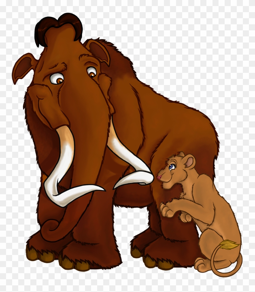 manny the mammoth clipart heart