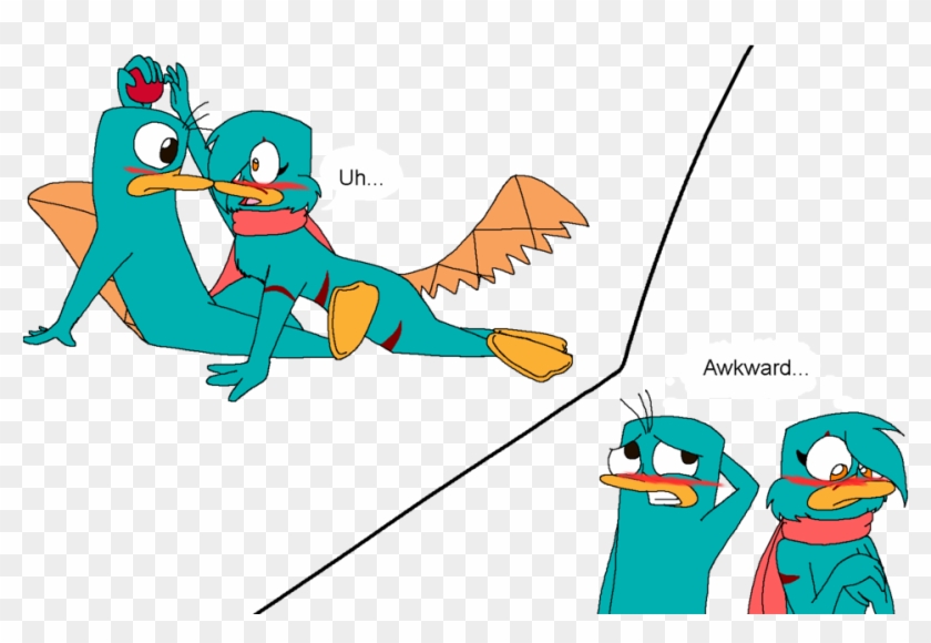 Perry Taylor Awkward Moment By Grovylefangirl1997 - Perry The Platypus Free Transparent PNG Clipart Images Download