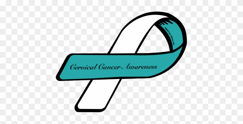 Cervical Cancer Awareness Ribbon #1318792