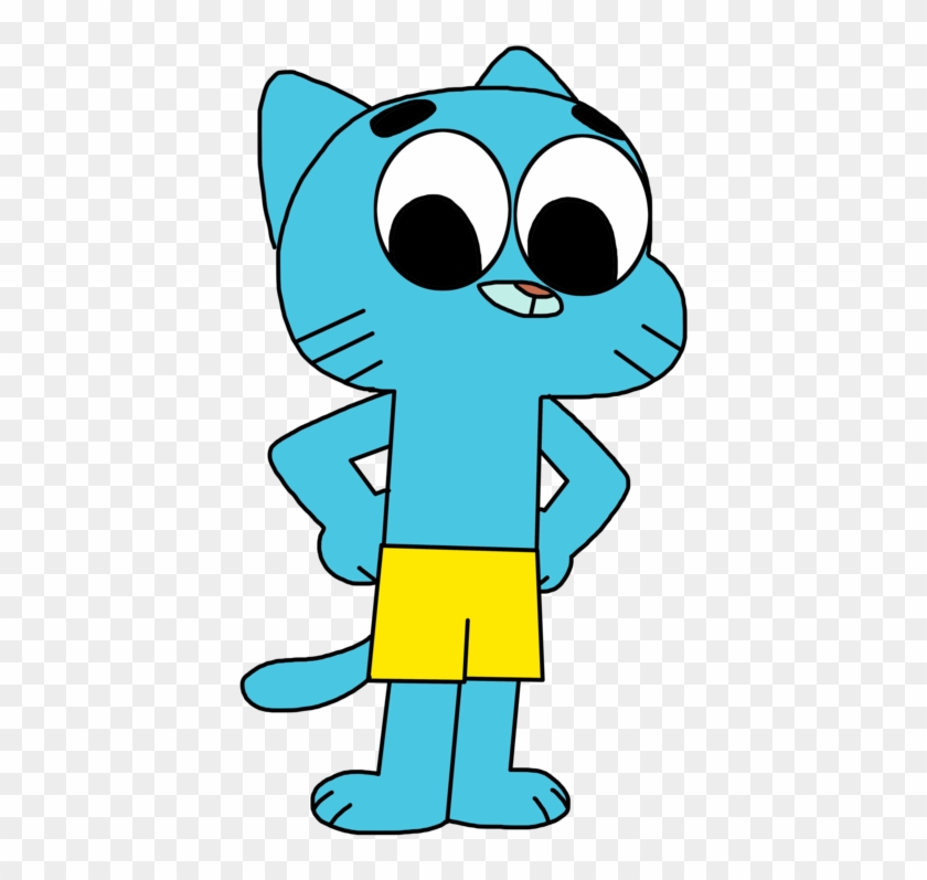 Gumball Watterson In Summer By Marcospower1996 - Gumball In His Swimmers #1318925