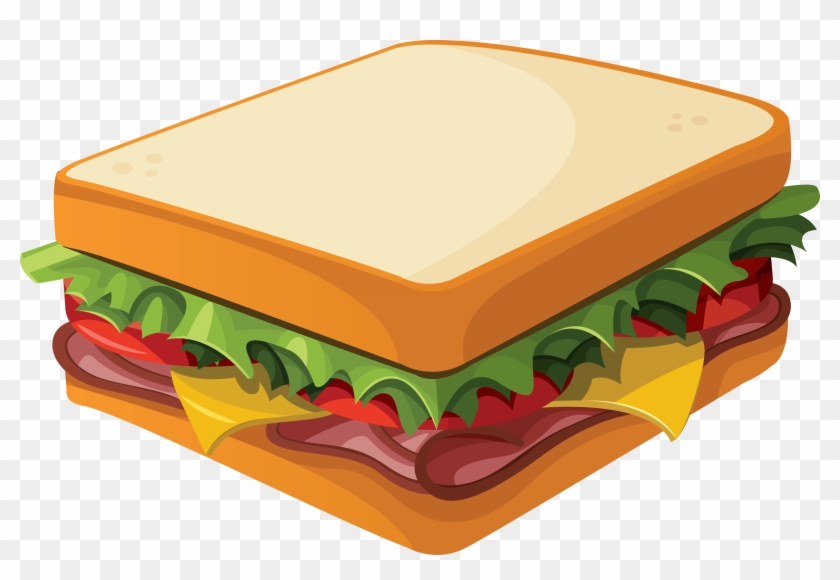 Burger Sandwich Clipart - Sandwich Clipart Png #1320505