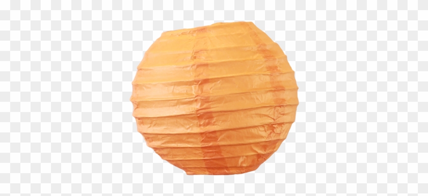 Orange Round Paper Lantern 4" - Orange Round Paper Lantern 4" #1321209