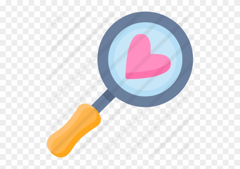 Magnifying Glass Free Icon - Heart #1321748