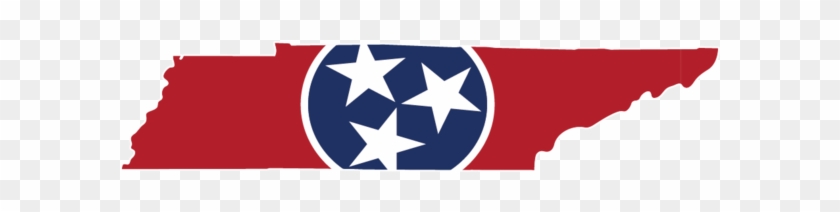 State Of Tennessee With Flag #1321923