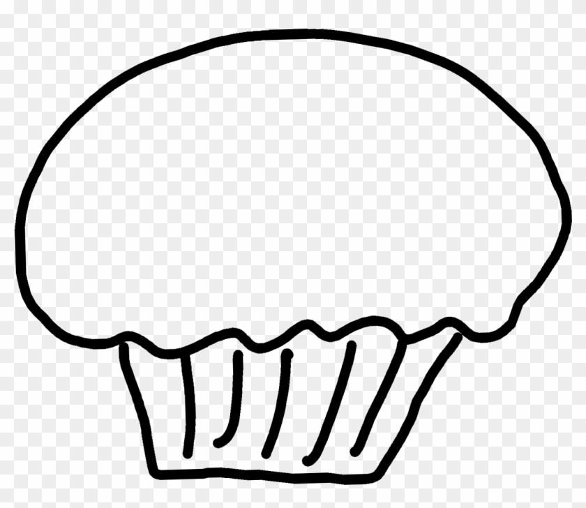 Cupcake Clipart U0026middot Gift Clipart U0026middot - Line Art #1322555