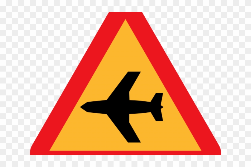 Road Clipart Airplane - Road Signs #1323222