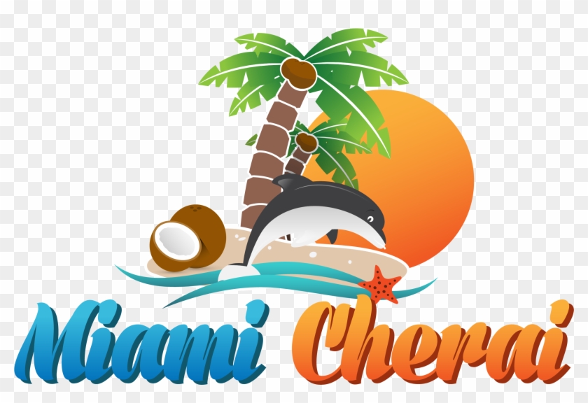 Lagoon Clipart Miami Beach - Illustration #1323563