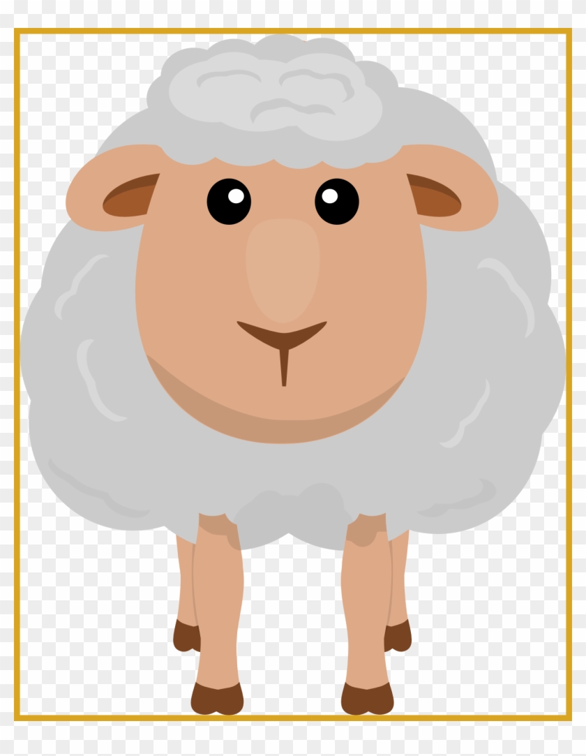 Shocking On The Farm Clip Art Scrapbooking And Cricut - Transparent Background Sheep Clipart #1324031