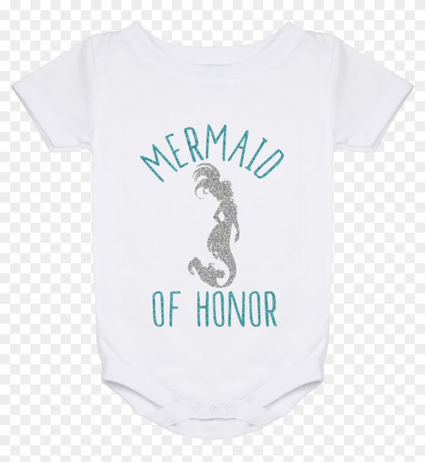 Mermaid Of Honor Baby Onesie 24 Month - Seahorse #1325421