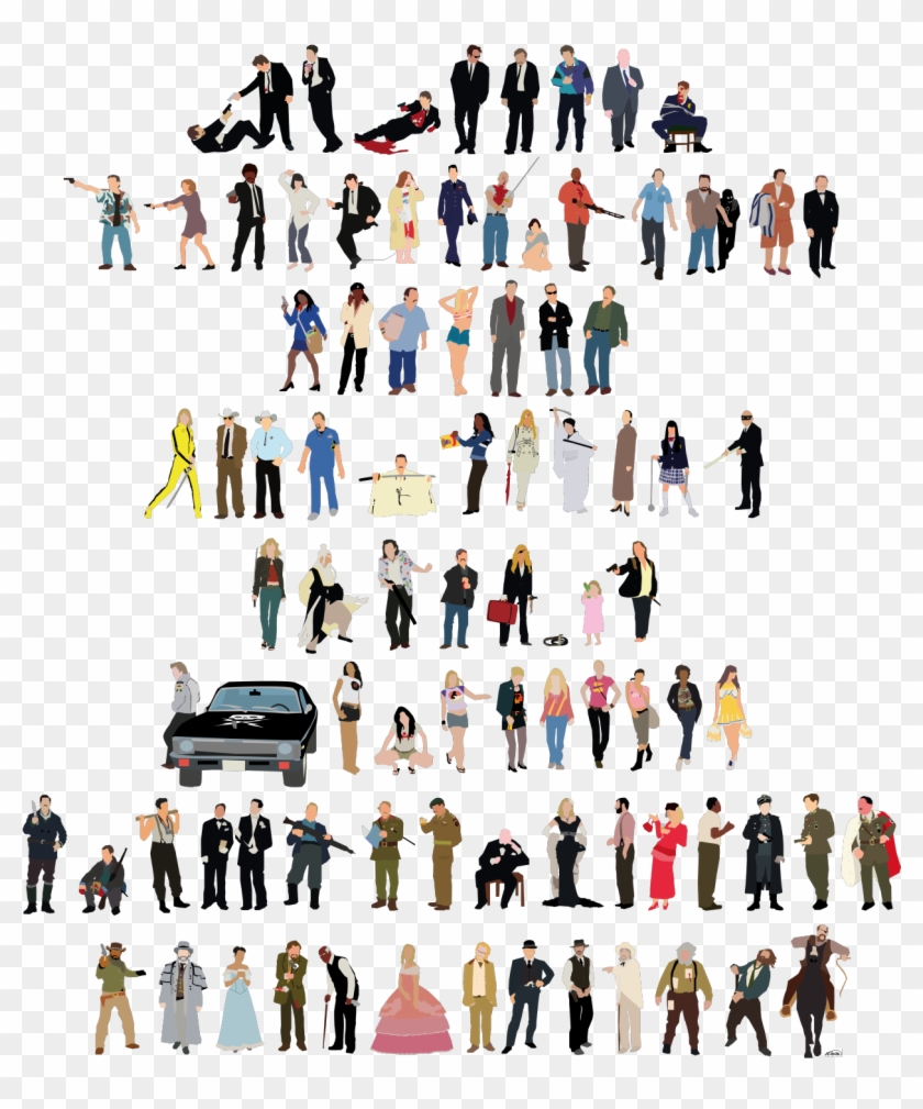 “quentin Tarantino Films ” Yes - Quentin Tarantino All Characters #1326534