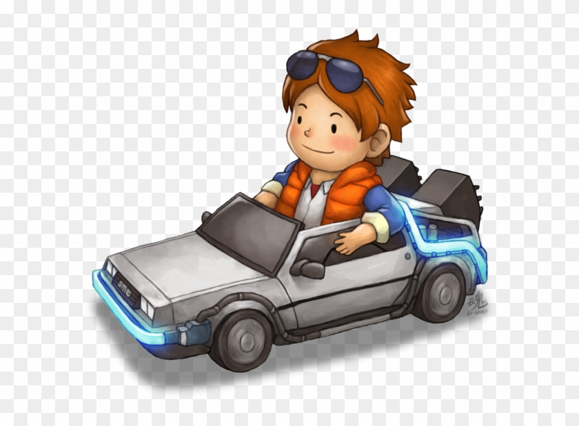 Delorean Kart By Ry-spirit - Cartoon Dalorean #1328060