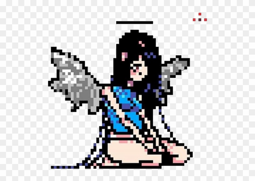 Dotpict Pixel Dark Angel By Spoiled-eggs - Pixel Art Dark Angel #1328081