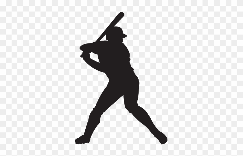 free clipart baseball player silhouette decal