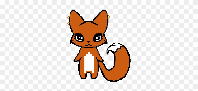 Cute Fox - Pixel #1328514