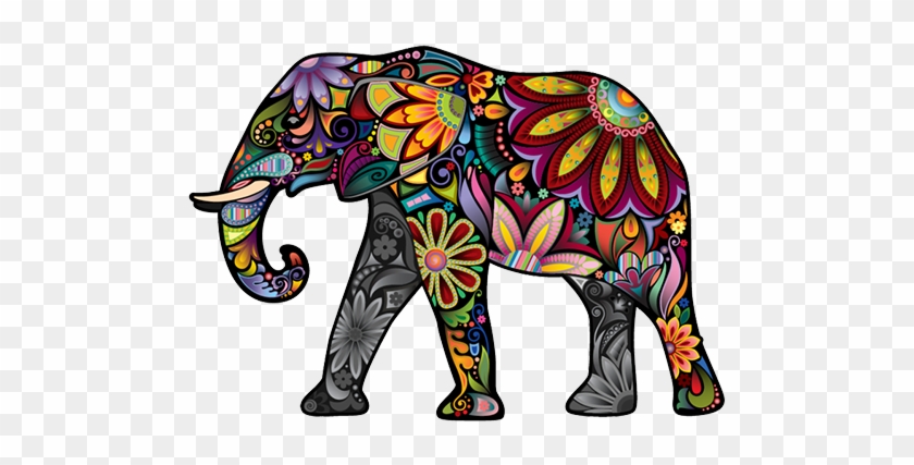 Design Philosophy - Elephant Flowers Vector #1329678