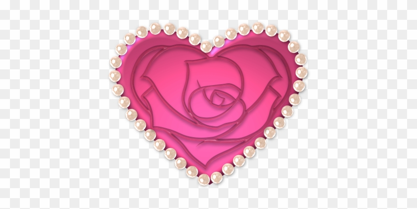 Pink Pearl Heart By Lashonda1980 - Clip Art #1330010