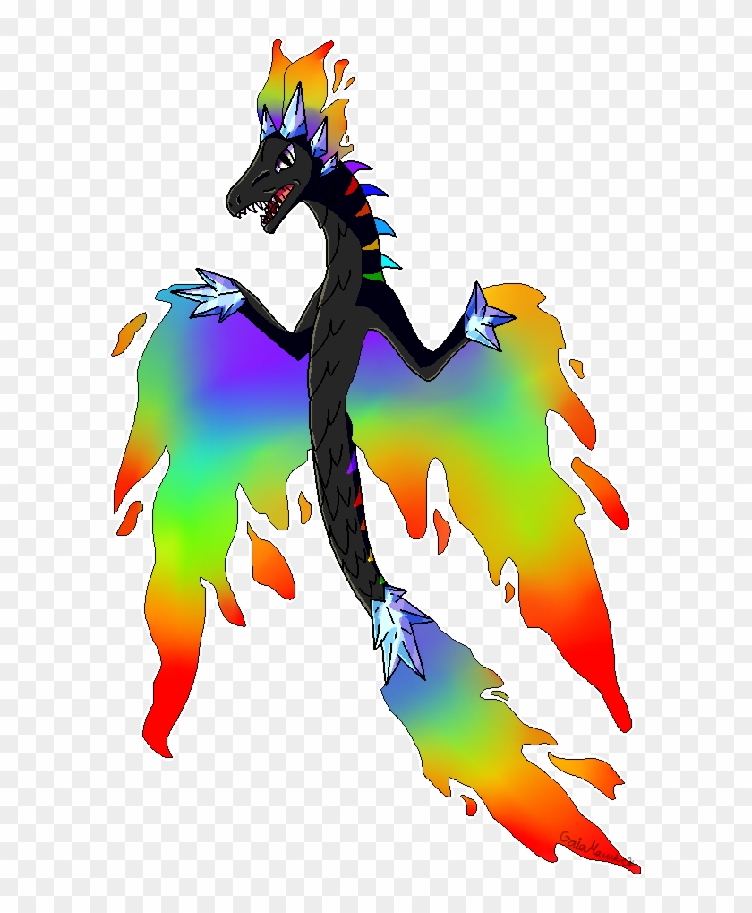 Rainbow Dragon By Gaia-hawks - Illustration #1331508