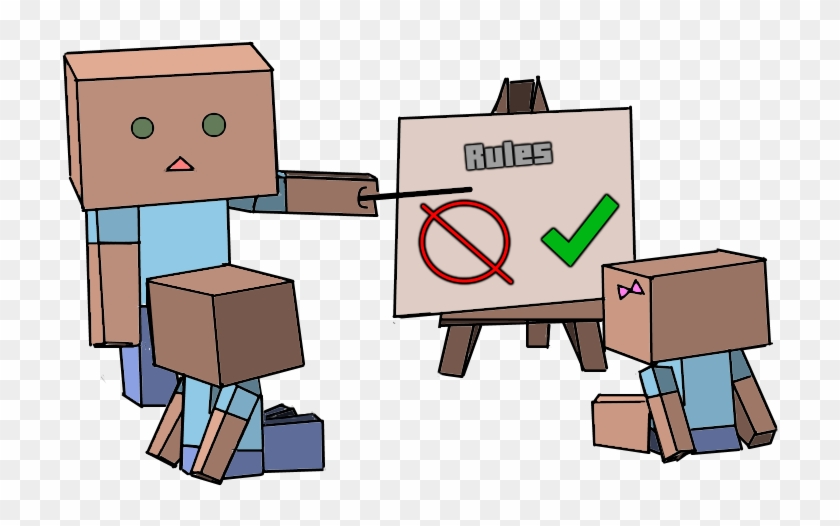 Minecraft Box Danbo Rules By Annahstas - Cartoon #1331967