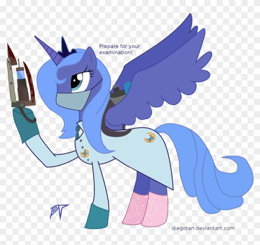 Medic Luna In Socks Tf2 Xover By Diegotan - Tf2 Luna #1332273