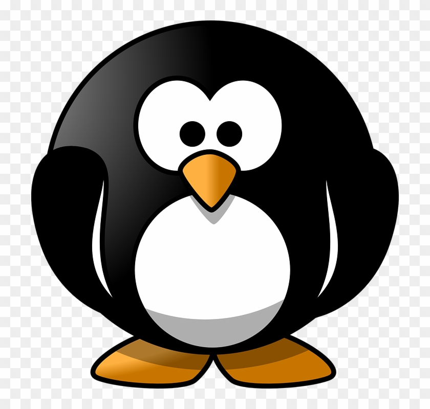 Cute Animals Clipart 24, Buy Clip Art - Penguin With A Bow Tie #1332425