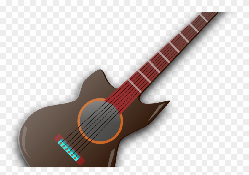 Clipart Wooden Guitar - Guitar #1332995