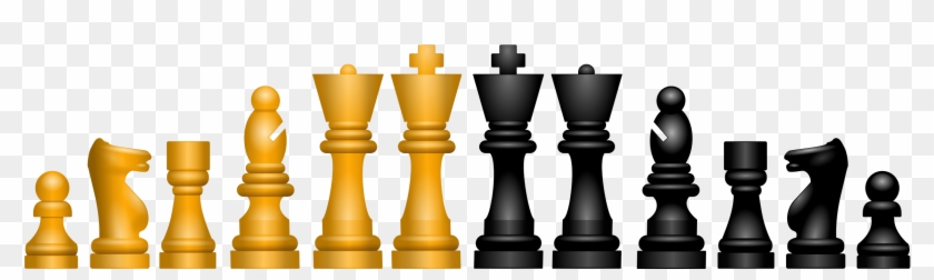 Set of chess pieces clipart on transparent background, chess