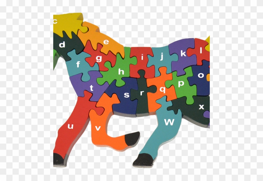 Horse Alphabet Puzzle - Puzzle #1334800