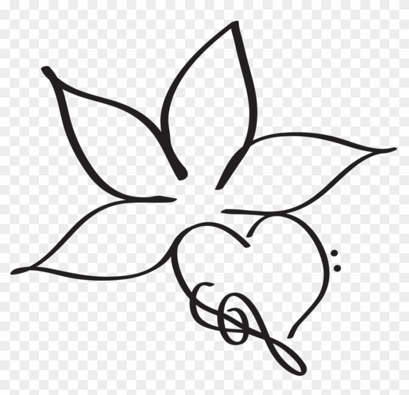 Easy Tattoos To Drawmusic  Simple Flower Tattoo Designs  Free Transparent  PNG Clipart Images Download