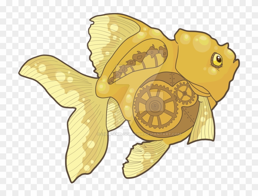 Transparent Clockwork Goldfish By Lion And Goldfish - Painting #1335174