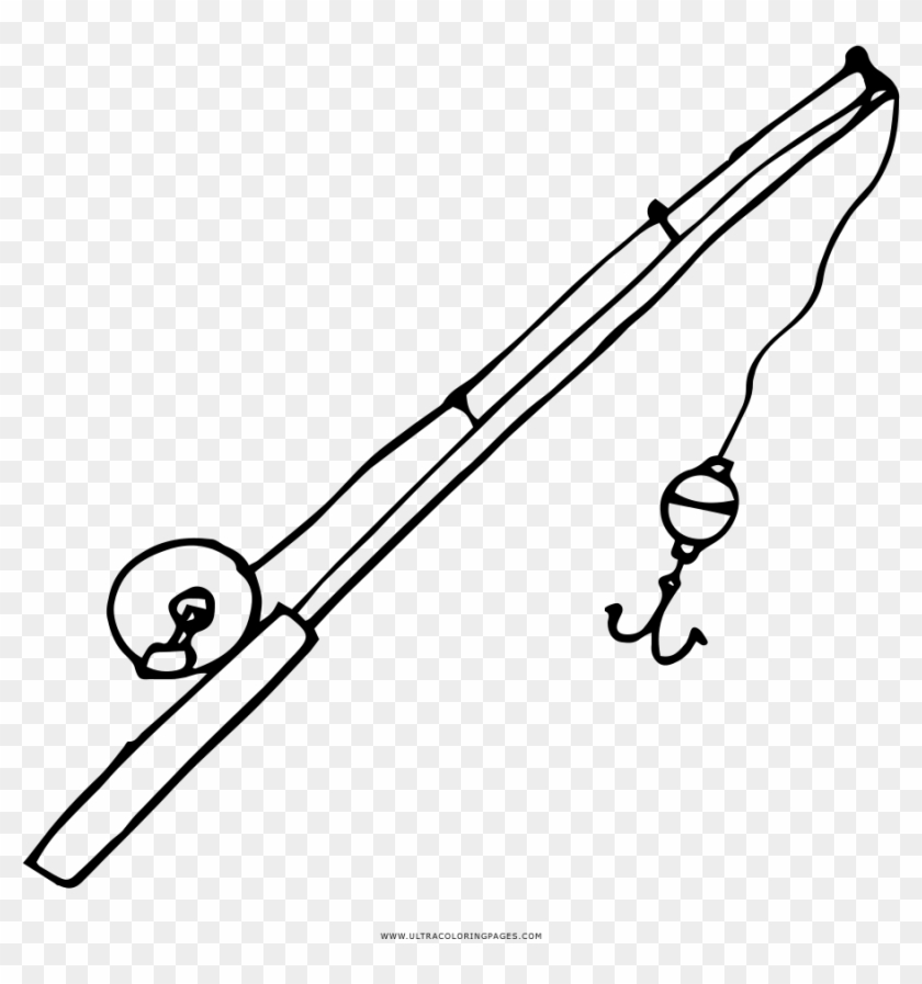 fishing rod coloring pages