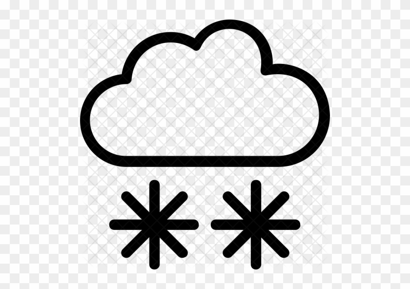 Snow Falling Icon - Juno Symbol #1336413