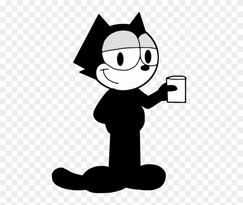 Felix With Cup Of Coffee By Marcospower1996 - Cartoon - Free ...