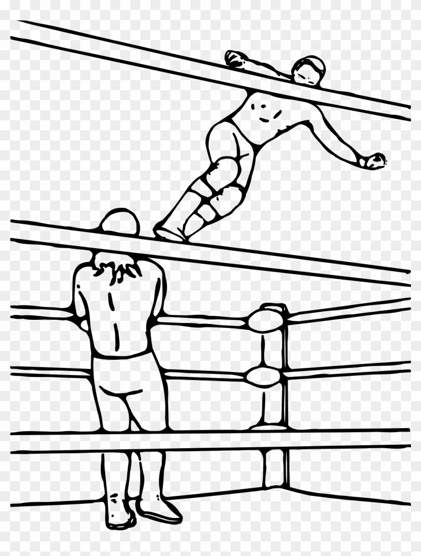 This Free Icons Png Design Of Pro Wrestling Super Dropkick - Pro Wrestling Clipart #1337851