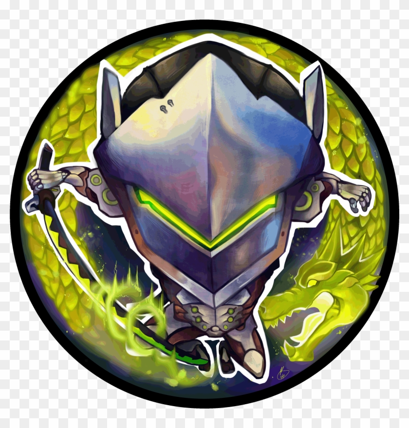 Genji Sticker By Perrichan - Emblem #1337909