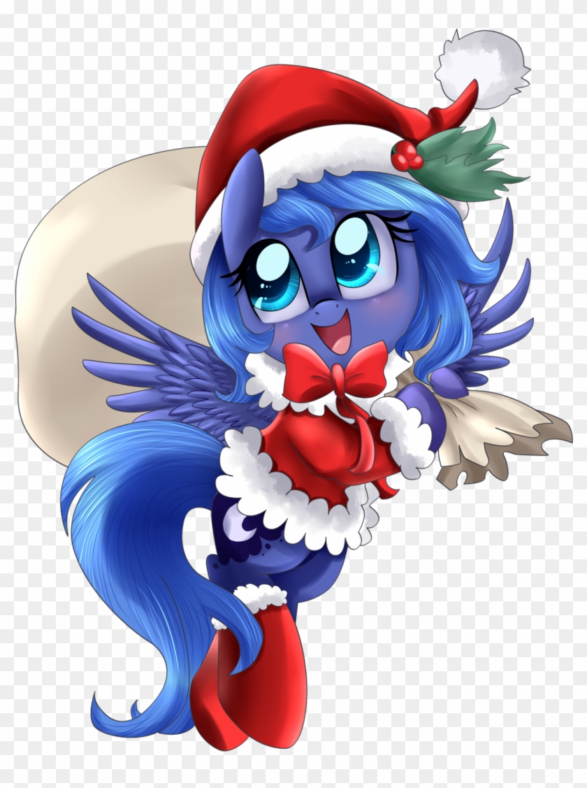 Strange Festive Woona By Pridark-d6yqy25 - Mlp Luna Christmas #1338017