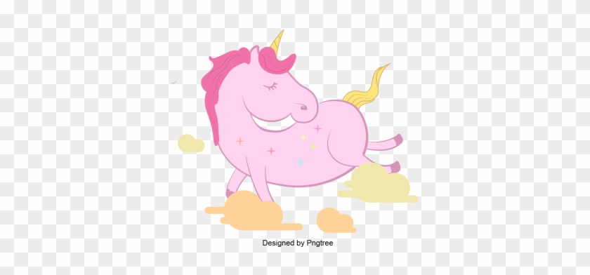 Cartoon Unicorn Paintings, Unicorn, Little, Pony Png - Unicorn #1339435