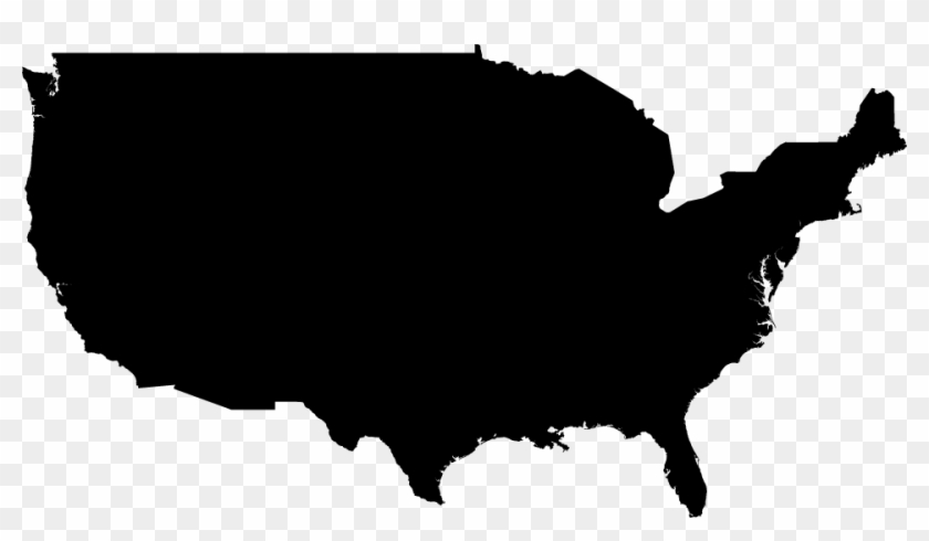 Silhouette Of Usa - Free Transparent PNG Clipart Images Download