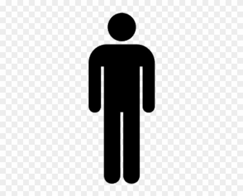 Figure Clipart - Male Toilet Sign Png #1340292