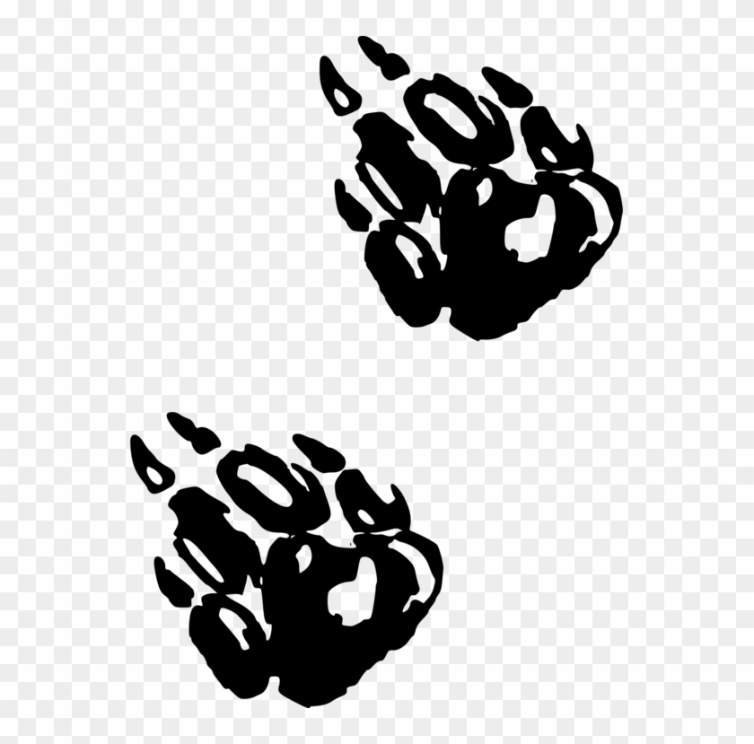 Paw Computer Icons Black And White Claw - Empreintes De Pattes Boucles De Ceinture Rectangulaires #1340971