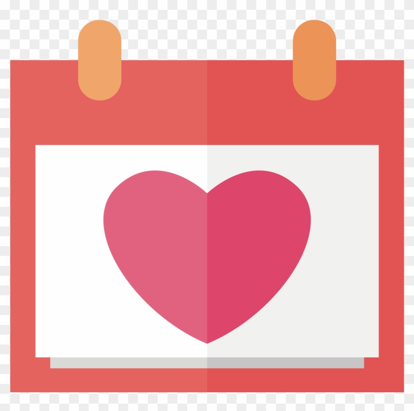 Euclidean Vector Clip Art - Heart Calendar Png #210244