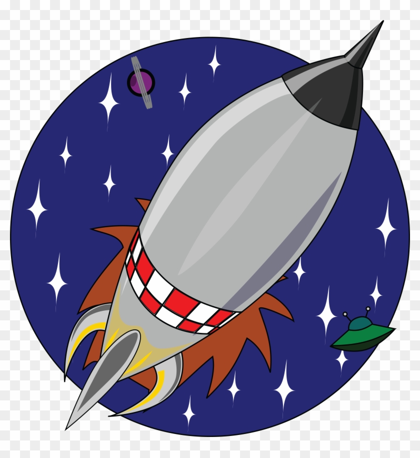 Free Clipart Of A Shuttle Rocket In A Circle - Big Book Of Raspberry Pi #210412