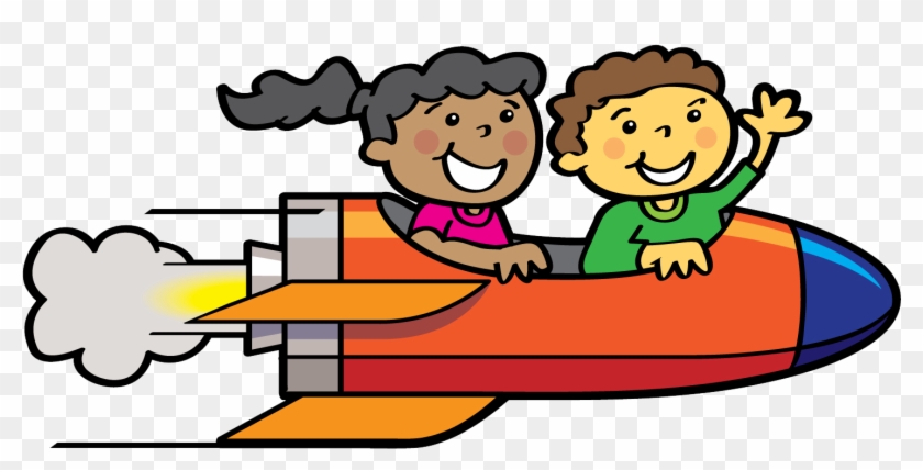 Rocket Clipart Childrens - Blast Off Clipart #210484