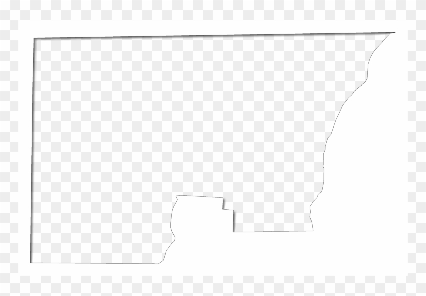 Outline Map Of Holmes With An Inner Shadow, Producing - Jpeg #1341876