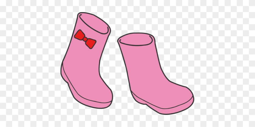 Clip Art Women Wellington Boot Shoe Footwear - Clip Art #1342064