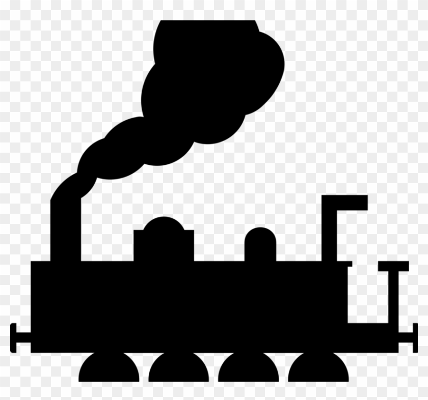 Train Rail Transport Track Steam Locomotive Computer - Train Clip Art #1344459