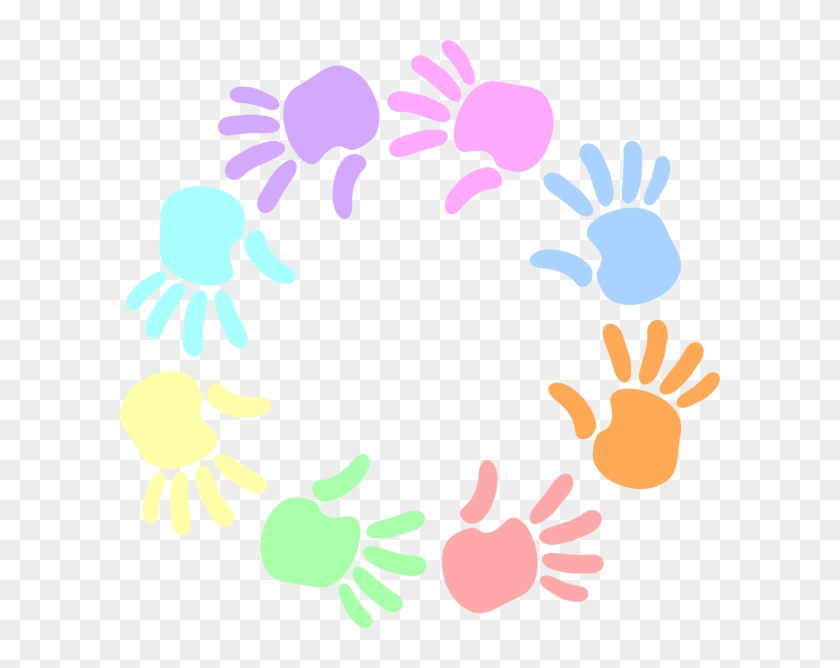 How To Set Use Colorful Circle Of Hands Svg Vector - How To Set Use Colorful Circle Of Hands Svg Vector #1346041