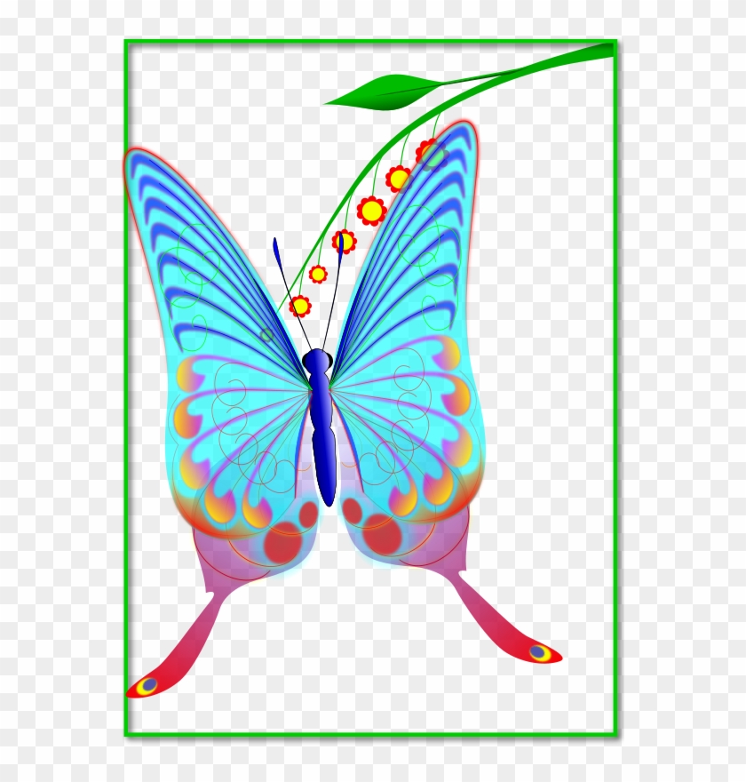 Butterfly Clipart Brush-footed Butterflies Butterfly - Butterfly #1346539