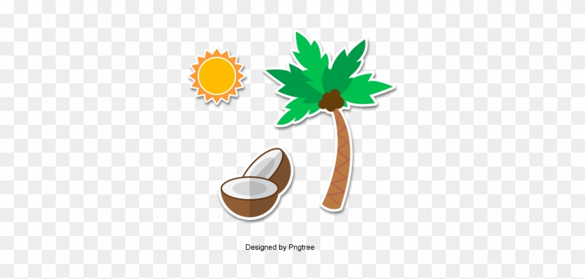 Delicious Coconut Creative Material Design, Coconut, - Coconut #1347290